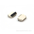 0.5mm FPC Connector SMT Upper contact Type H1.0mm 6P